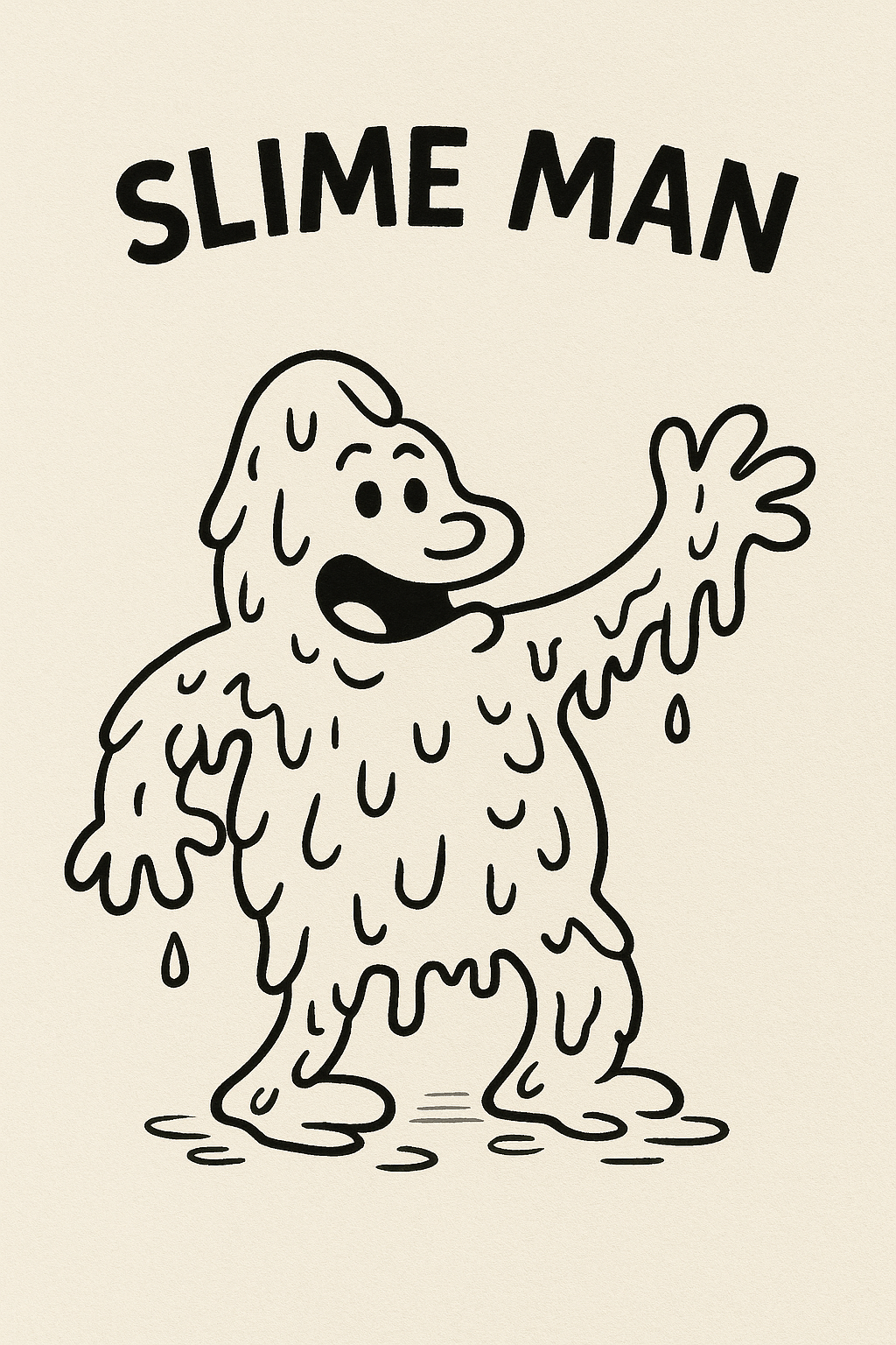 Slime Man illustrated